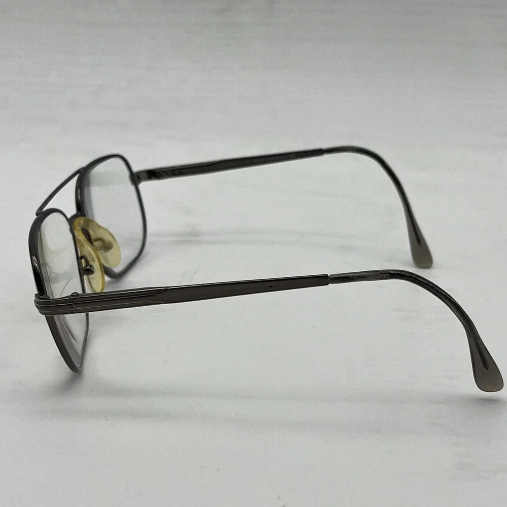Safilo Elasta 7126 2HH Gunmetal Aviator Eyeglasses Frame 60-17-3-1
